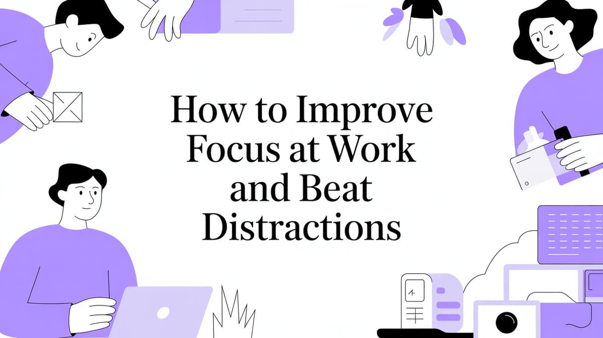 How to Improve Focus at Work and Beat Distractions
