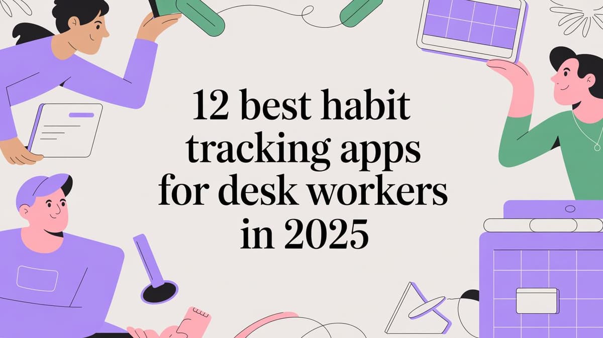 12 Best Habit Tracking Apps for Desk Workers in 2025
