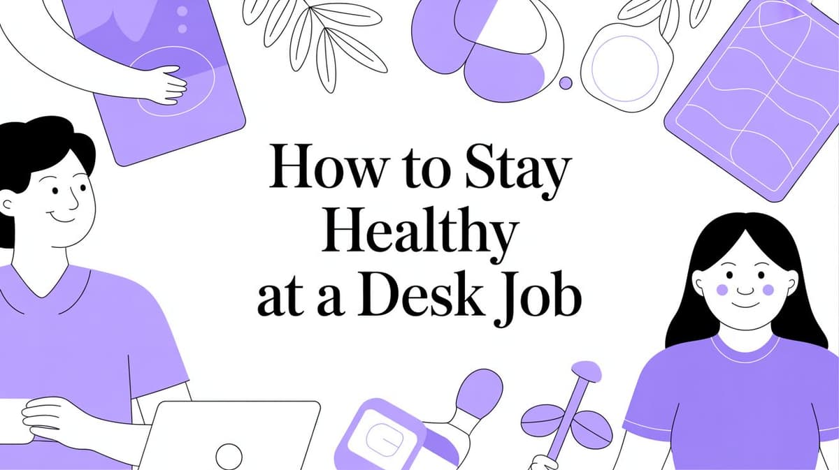 How to Stay Healthy at a Desk Job