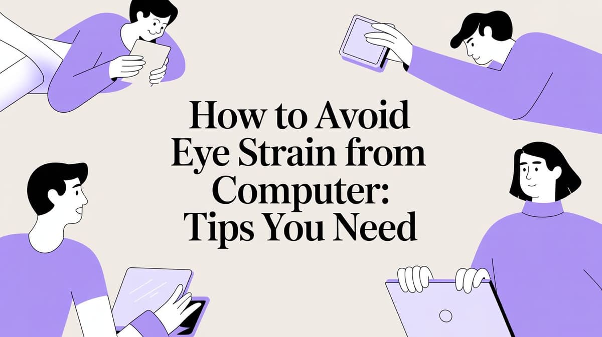 How to Avoid Eye Strain from Computer: Tips You Need