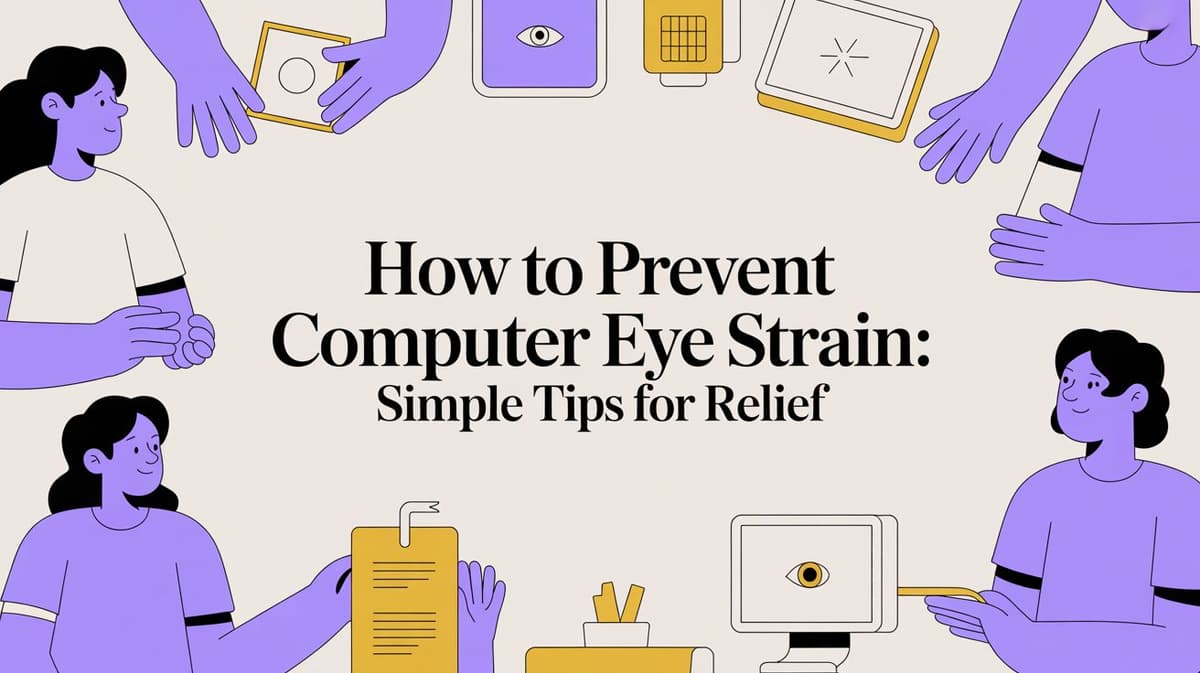 How to prevent computer eye strain: Simple tips for relief