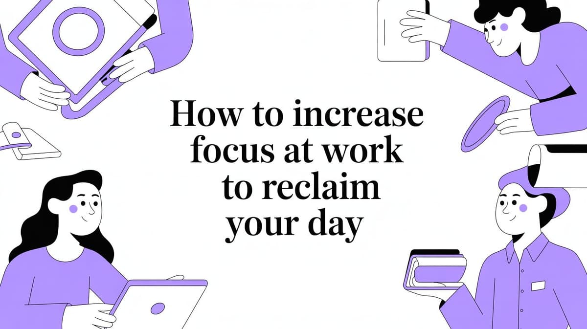 How to Increase Focus at Work to Reclaim Your Day